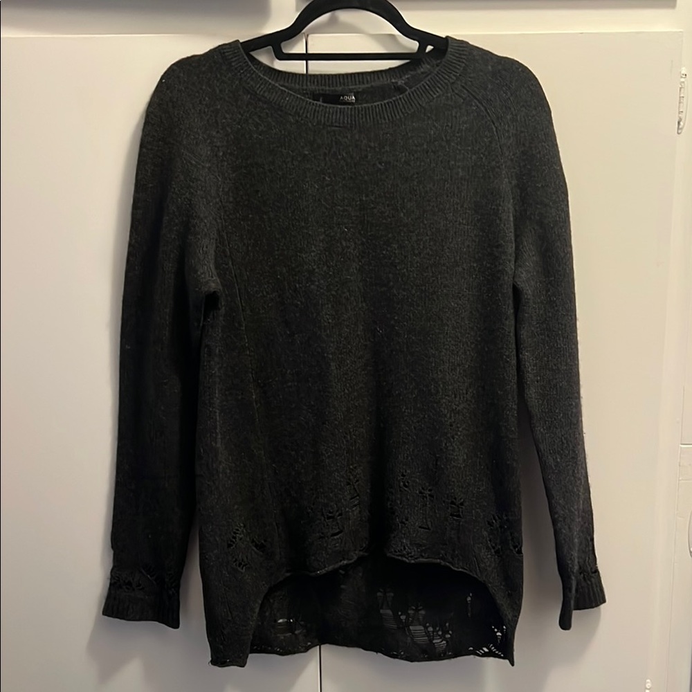 Dark Gray Cashmere Sweater